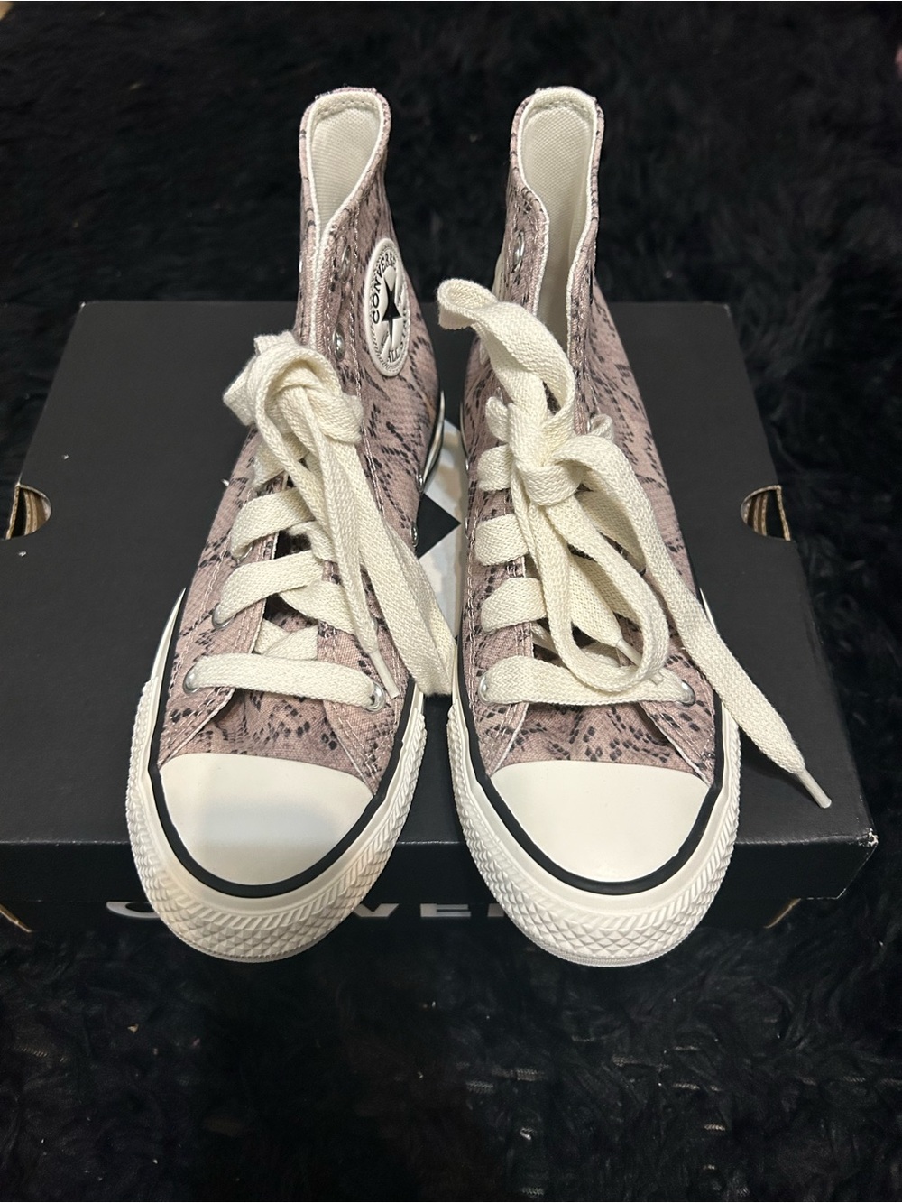 CONVERSE Chuck Taylor all star snakeskin print lace up shoes sneakers sz 7 new - Picture 7 of 8